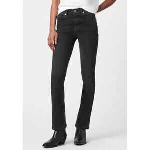 AllSaints Jeans Ciara High Waist Bootcut Charcoal Gray Denim Women 26 / 2